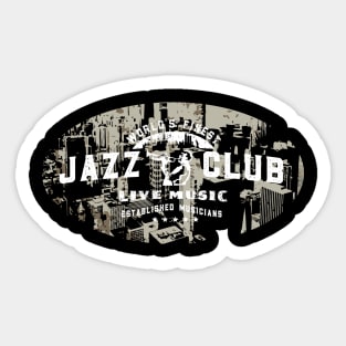 Urban Jazz Club Emblem Sticker